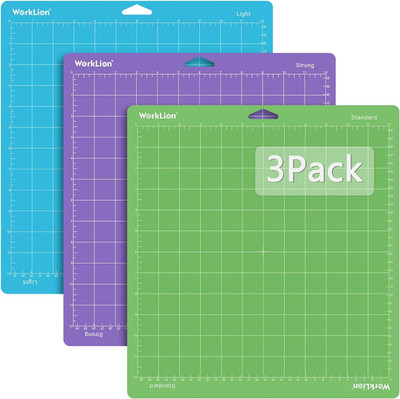 Cutting Mat 12x12 for Cricut: Cricut Explore One/Air/Air 2/Maker Gridded Adhesiv