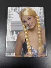 Perücke Damen Karneval Fasching Frau Blond Zopf