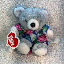 1991 Luv Bunch Teddy Bear Koala Plush Toy Stuffed Animal Floral Outfit