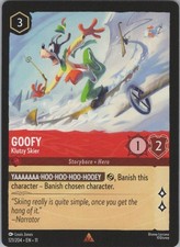 Lorcana Goofy - Klutzy Skier Winterspell 121/204 Rare NM