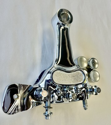 Harley Blk Multi-Fit Rear Caliper Chrome(44539-02)2000+ Softails & 2002+ VRSCA.