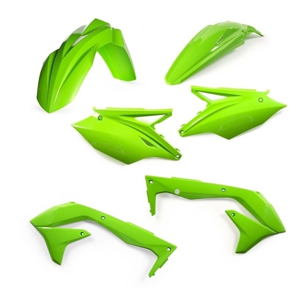 Acerbis Plastiksatz Kit Kawasaki KXF 450 2018 USA GrüN Plastik-Set-image