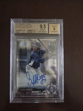 2017 Bowman Chrome Prospect Jesus Sanchez Auto BGS 9.5