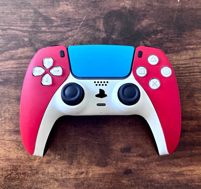 AIM Custom Sony DualSense PS5 Controller Red/White/Blue