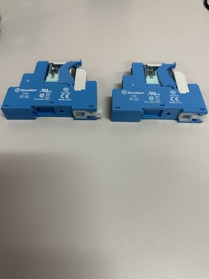 Lot of 2 Finder Relay TYPE 97.02 Finder 46.52.9.024.0040 Relay 24V DC - 8A 250V