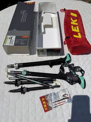 LEKI Micro Vario Carbon Lady Antishock Folding Trekking Poles 100-120 Cm 38cm