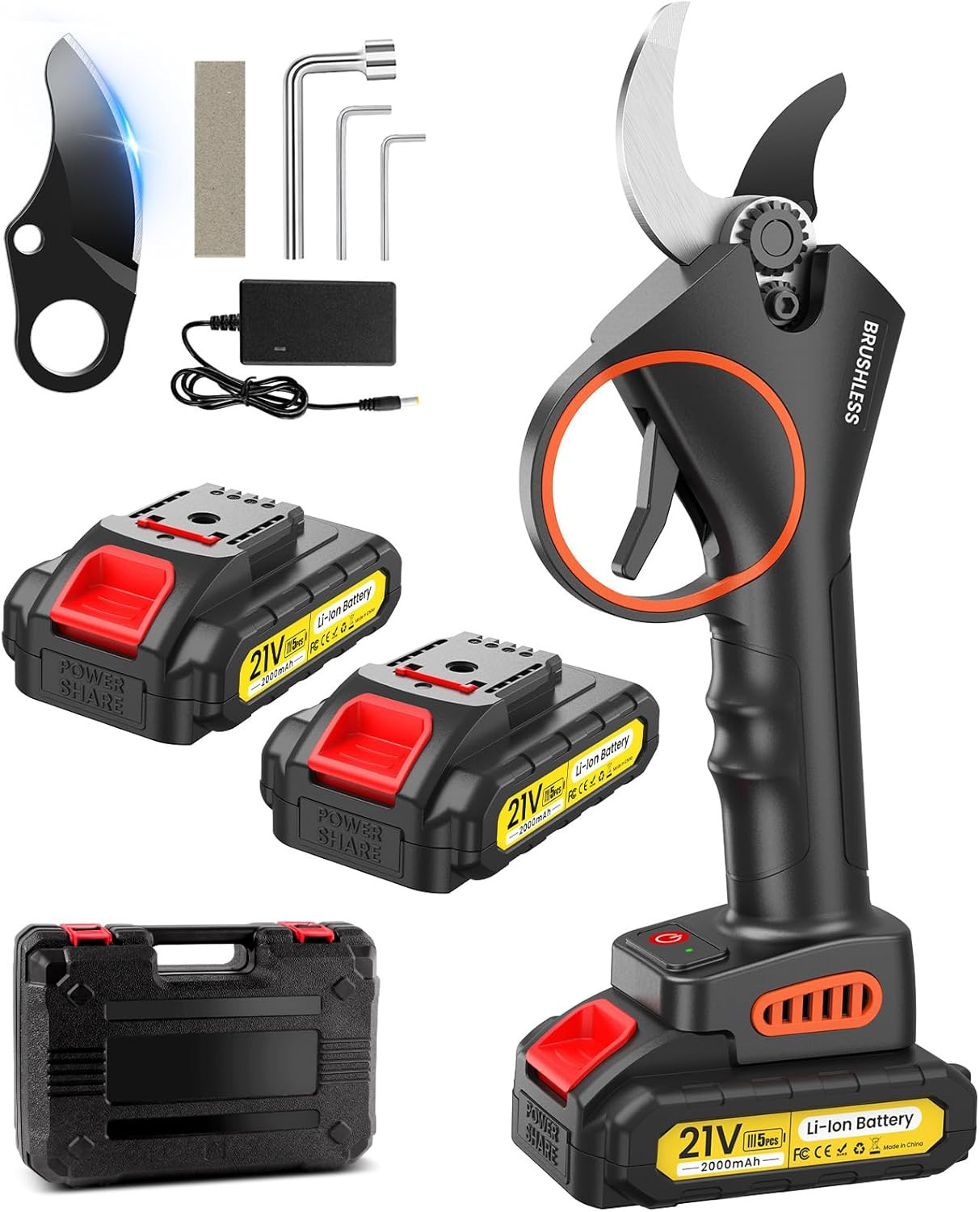 Forbici Potatura 33mm 800W Brushless | Taglio netto, Zero fatica - 1