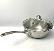 Calphalon 3-Ply Stainless Steel 3qt Saucepan With Glass Lid