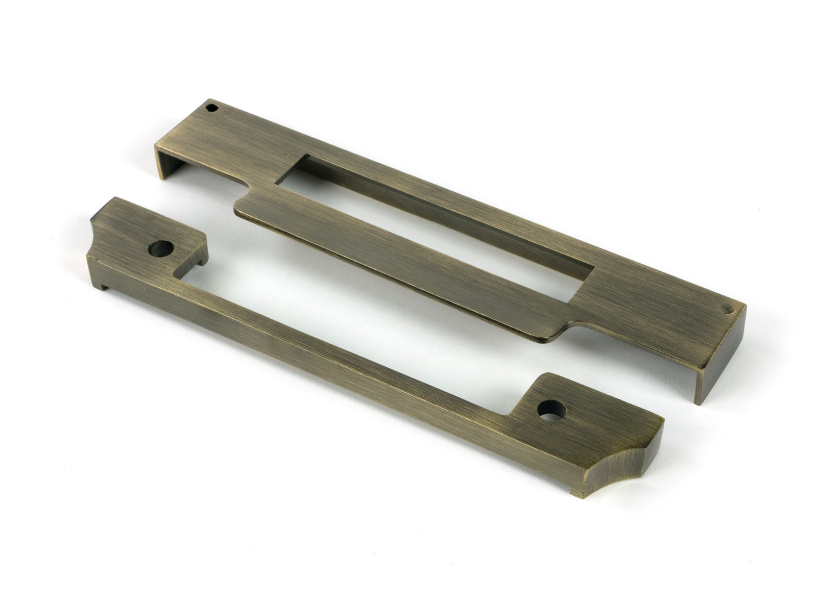 From The Anvil 51396 Aged Brass 0.5"" Rebate Kit for Euro Sash Lock