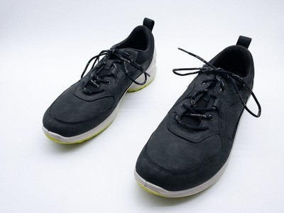 ecco Biom Energi Herren Sneaker Halbschuhe Leder Schwarz Gr.44 EU Art.39391-98