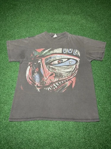 Ministry Stigmata Vintage T Shirt Faded M/L 20x25 RARE 80s 9 1980s vintage concert t-shirt, vintage, single stitch, B+ condition