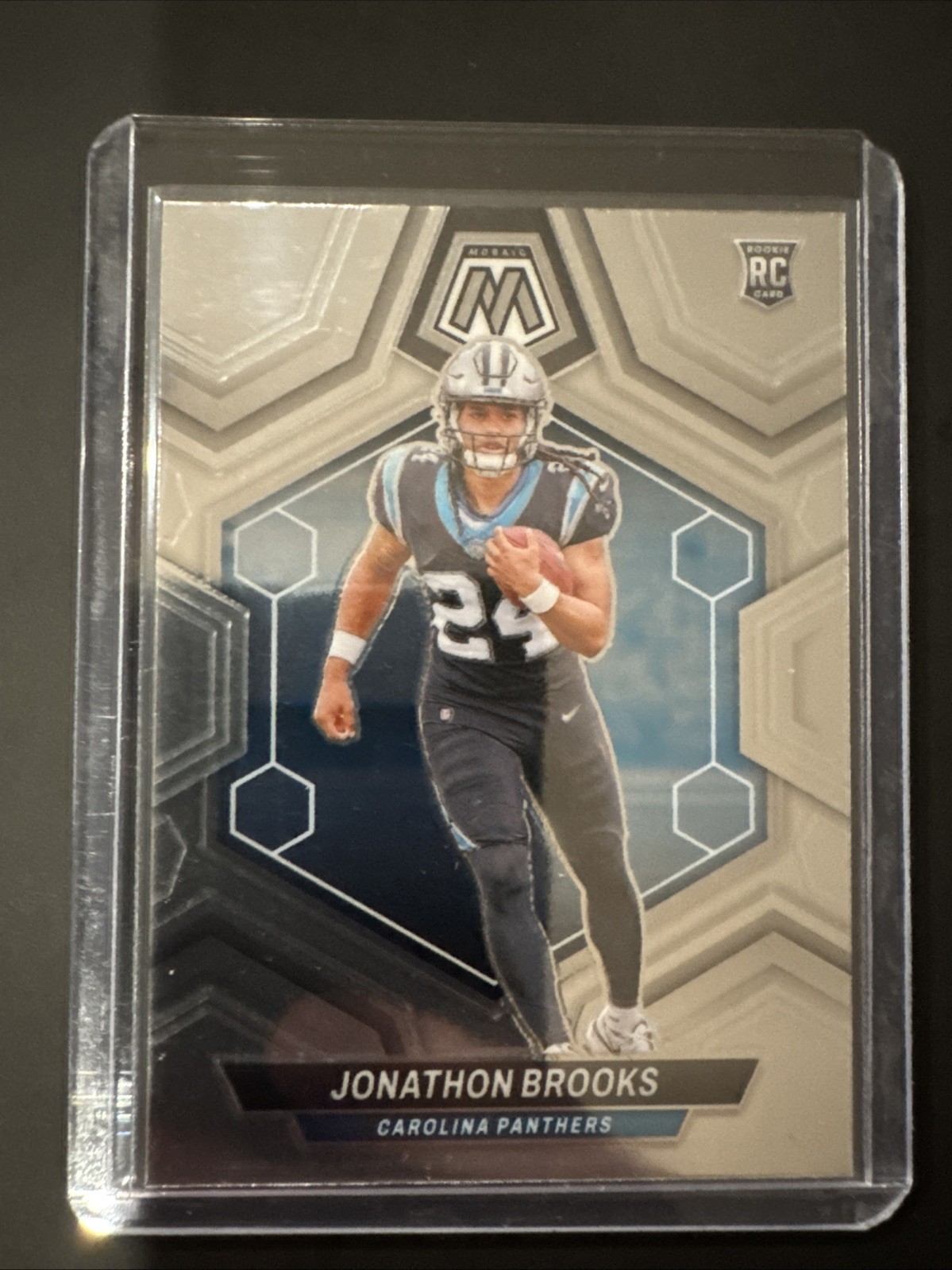 2024 Panini Mosaic - Rookies Jonathon Brooks #345 Silver Prizm (RC)