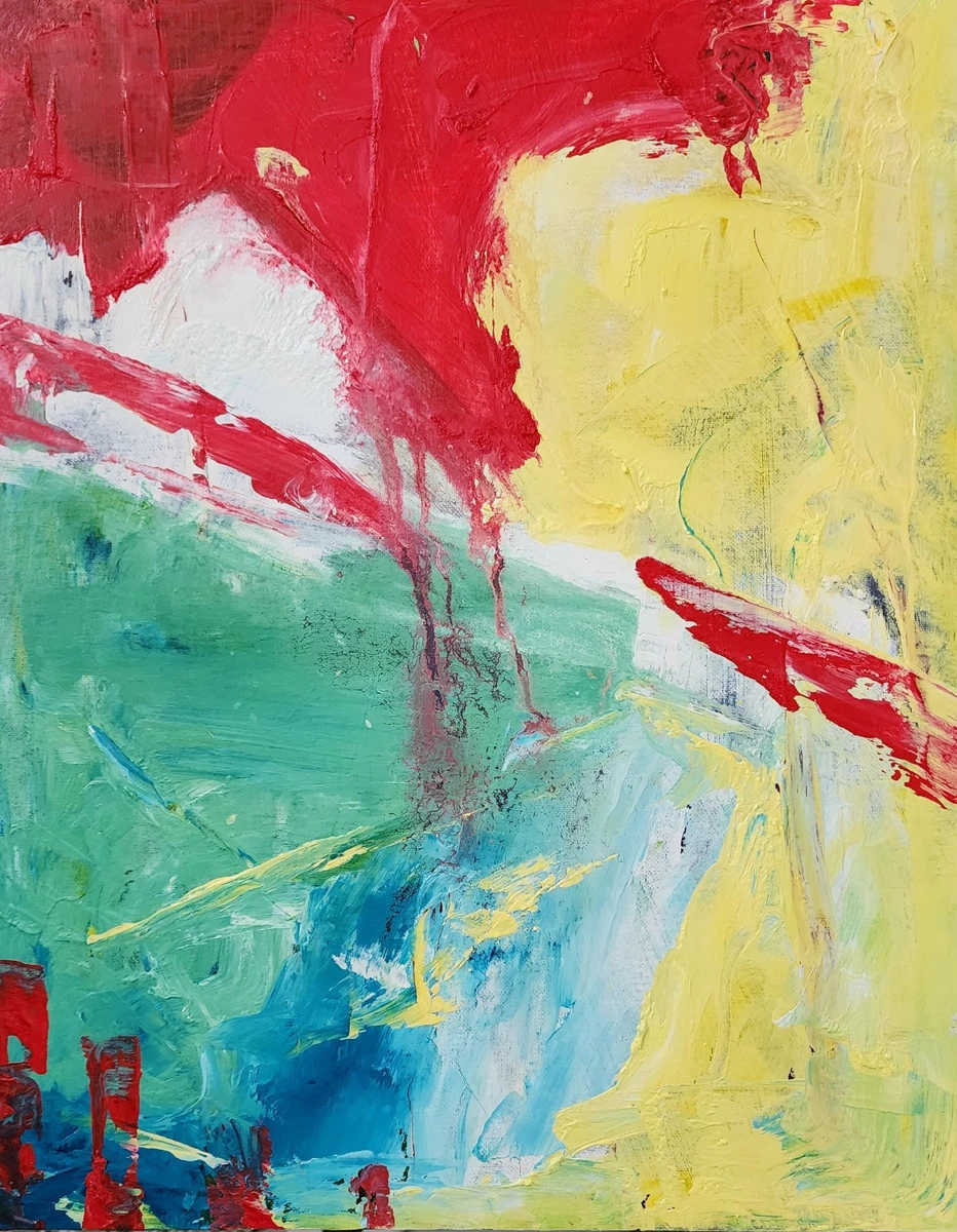 油画抽象艺术绘画| eBay