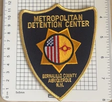 Metropolitan Detention Center Bernalillo County Albuquerque New Mexico DOC Patch