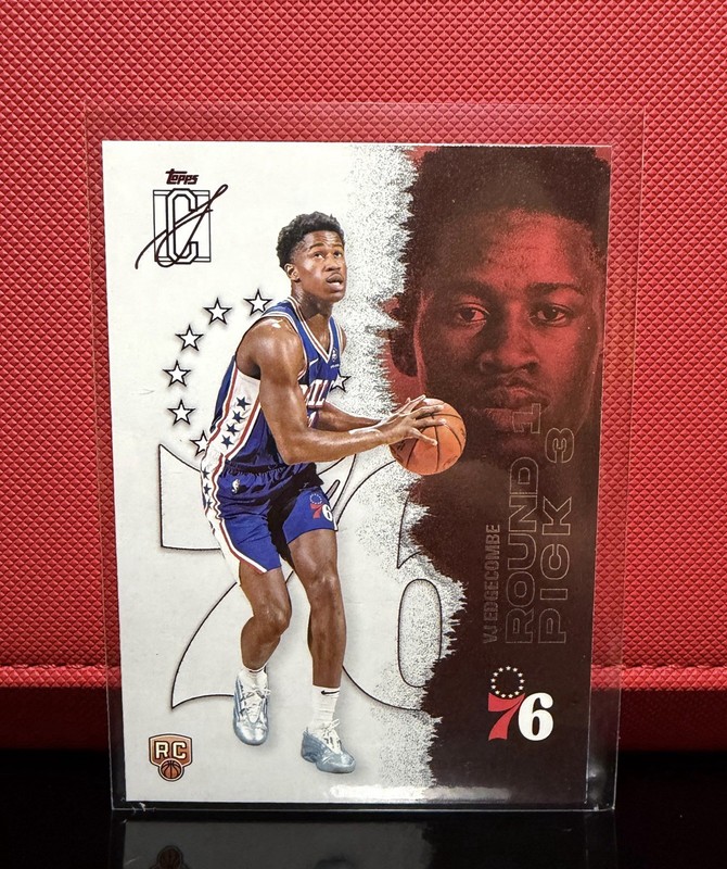 Topps Signature Class Basketball VJ Edgecombe Rookie 76ers #147