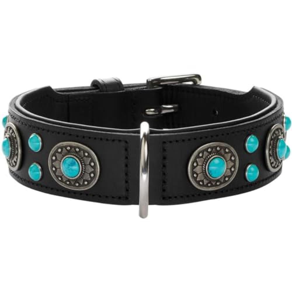 Collare HUNTER Shark Nero 60/47 Pelle Bovina | Stile e Sicurezza