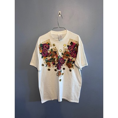 Women's K.W.B.L Los Angeles Hand Painted Abstract Art Single Stitch OS T-Shirt