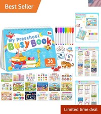 Toddler Busy Book Preschool Learning Activities, Montessori Educational Toys ...