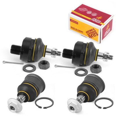 Front Upper & Lower Ball Joints for Acura Integra Honda Civic CRX K9385 K90492
