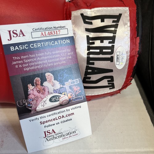 Gerry Cooney Authentic Autographed Pair Of Red Everlast Boxing Glove - JSA COA - Picture 4 of 8