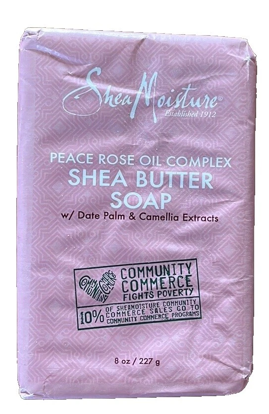 Shea Moisture Rose Scent Body Bar Soaps
