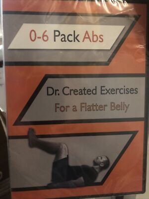 Flat Belly Exercise DVD 0-6 Pack Abs Dr. Created Exercises For a Flatter Belly 