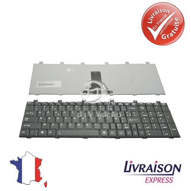 Clavier AZERTY Français pour Ordinateur Portable Toshiba Satellite M60 P100 L100 Noir