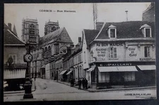 Undated France Postcard-Hersent Street Unused No stamp