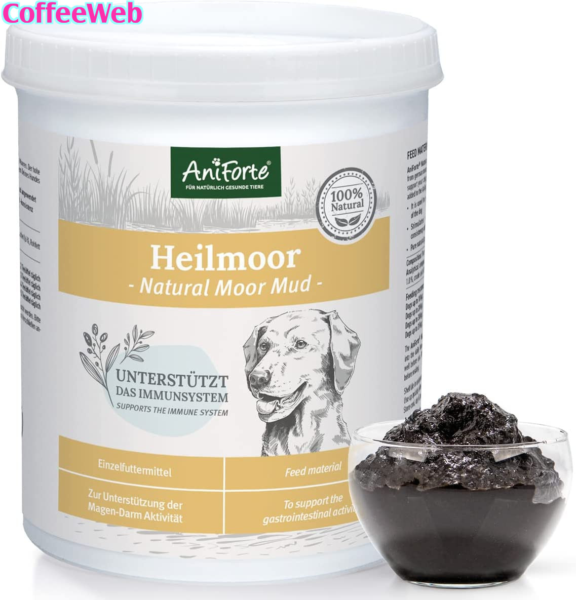 Scheda Tecnica AniForte Healing Moor 1200G: Salute Intestinale Cane