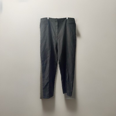 Pretty Little Thing Avani Black Suit Pants Slim Fit Ankle Length Size 16 NWT