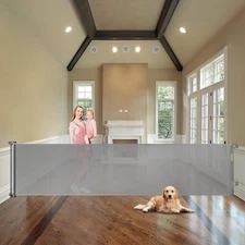 100" Retractable Baby Gates – Extra Wide Safety Pet Gates, Indoor/Outdoor