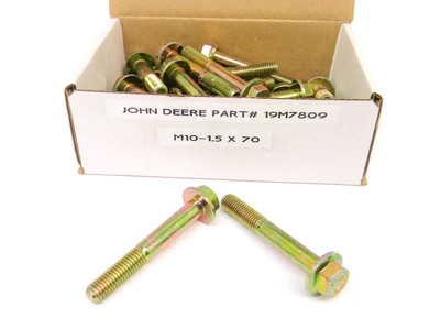 19M7809 John Deere 10mm X 70mm Washer Head Bolt 10.9 BX of 10 for 