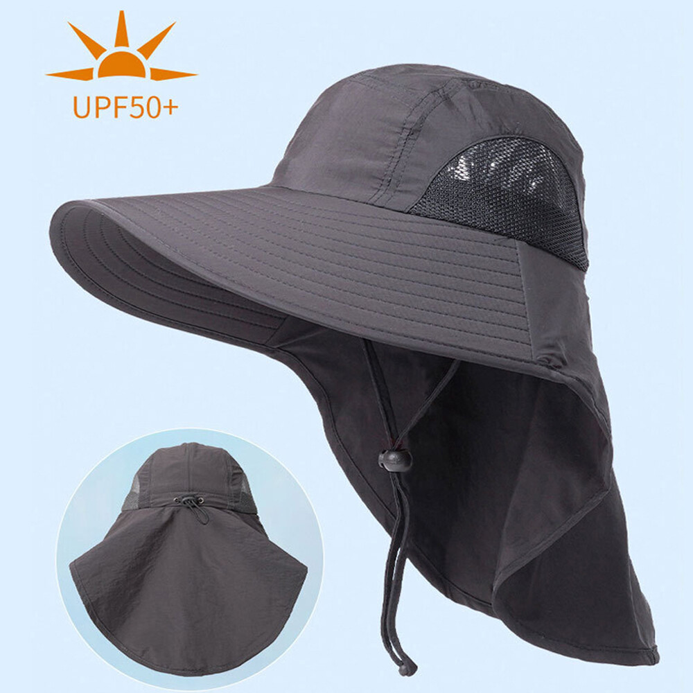 APL Cappello da sole con tesa larga e lembo cervicale cappello da pescatore cappello da escursionismo□ 