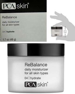 PCA skin rebalance daily moisturizer for all skin types,1.7oz / 48g NEW WITH BOX