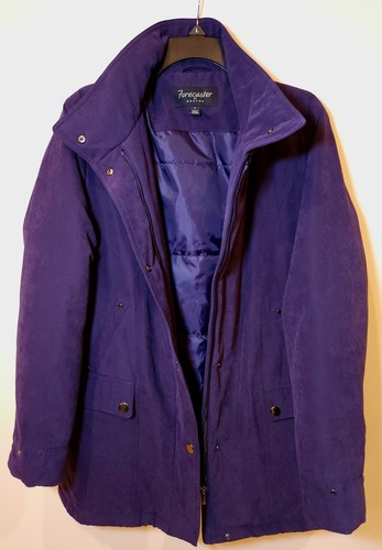 Forecaster | Women's Insulated Purple Parka Winter Jacket Coat Size L | MINT! 💖 - Picture 2 of 18