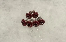 Red Stainless Torx Screws For Benchmade Shootout 5370 Knife Handle & Pocket Clip