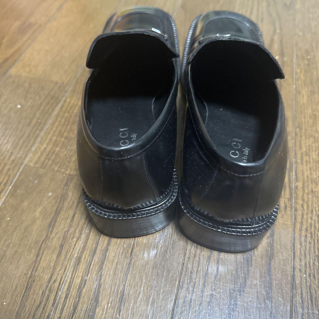 Gucci Loafers Shoes  WomenLeather Black Size 37.5 US About7.5 For  thumbnail 11