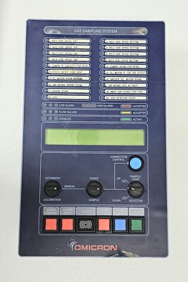 OMICRON OGS 3.1 GAS SAMPLING SYSTEM DISPLAY UNIT