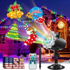 Proyector Laser Luces de Navidad Impermeable Para Exteriores Con Control Remoto