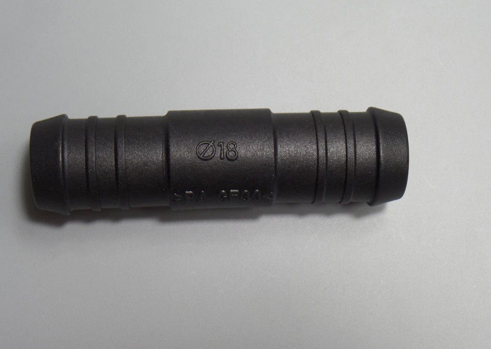 18 X 18 MM TUYAU DE CONNEXION DE RACCORD DE DURITE D'EAU DE REFROIDISSEMENT - Photo 1/1