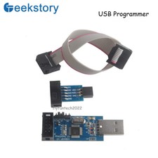 For ATMEL 51 AVR USB ISP ASP Programmer Downloader with Cable  Adapter Board