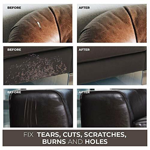 Black Leather and Vinyl Repair Kit Furniture, Couch, Car Seats, Sofa
