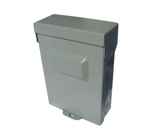 60 Amp Non-Fusible Metallic AC Disconnect Padlockable Outdoor NEW