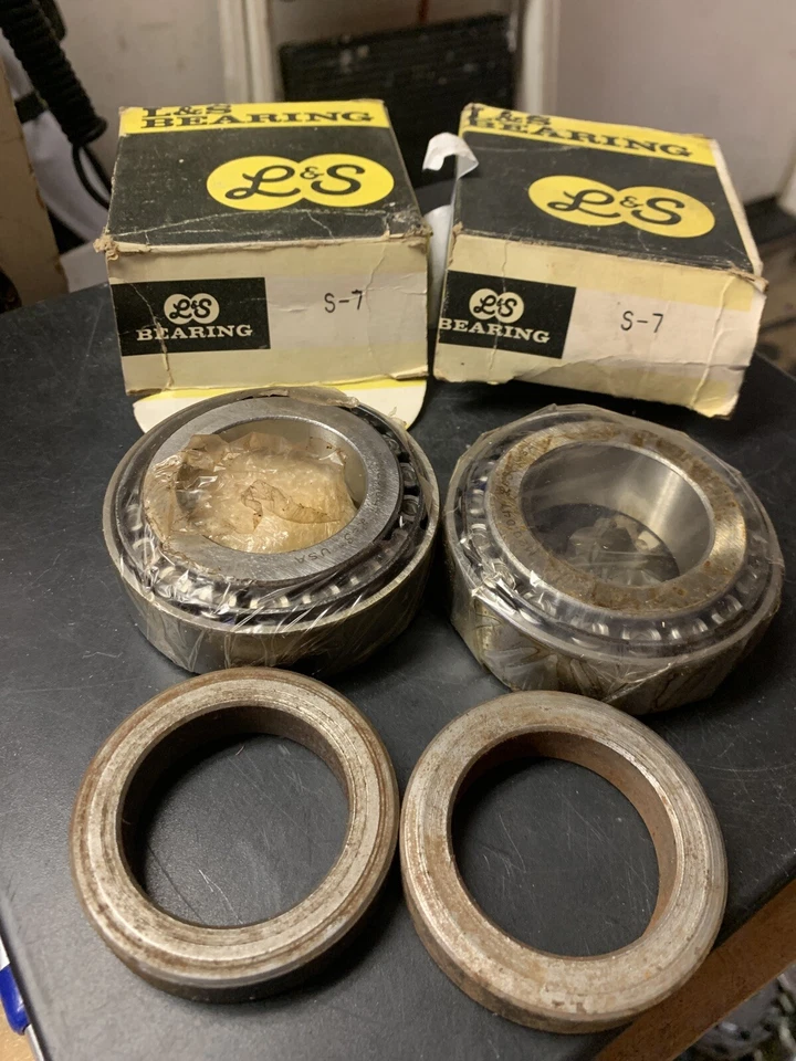 L&S S-7 Delco 轮轴承 2 件套前部全新适用于雪佛兰 Le Sabre — 第 3/4 张图片