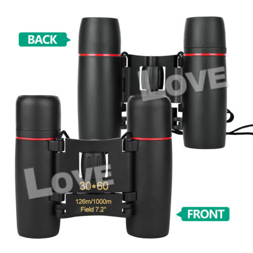 Day Night Vision Binoculars 30x60 Zoom Outdoor Travel Hunting Folding Telescope - Picture 7 of 12