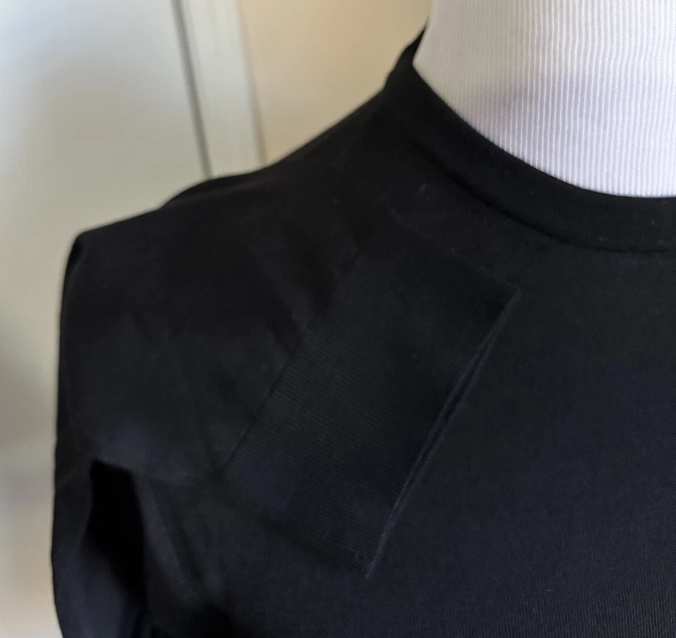 Suéter de Lana ZZEGNA Hombres Cuello Redondo Negro Talla S Nuevo $590 Foto 4 de 4