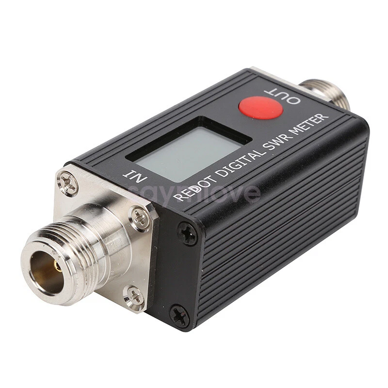 Medidor digital SWR 80 MHz ~ 999 MHz 120 W SWR y medidor de potencia soporte DMR Foto 3 de 4