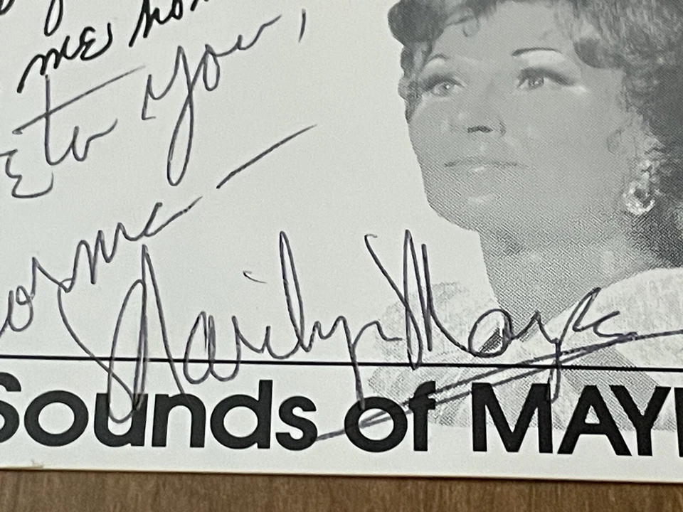 SIGNED Marilyn Maye Sounds Of Maye Cassette TESTED Same As Jazz Legend CD Smooth - Image 3 of 4
