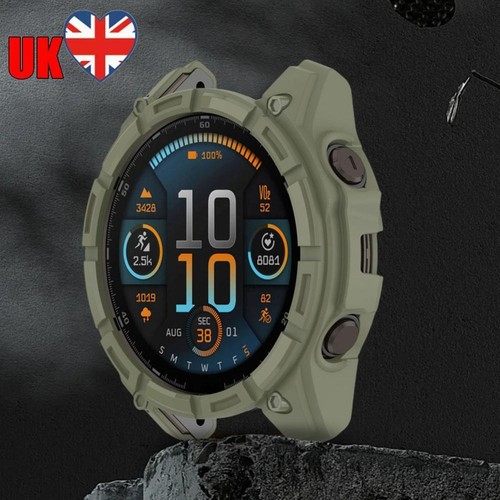 TPU Hollow Case Protective Shell Bumper for Garmin Enduro 3 (Jungle green)