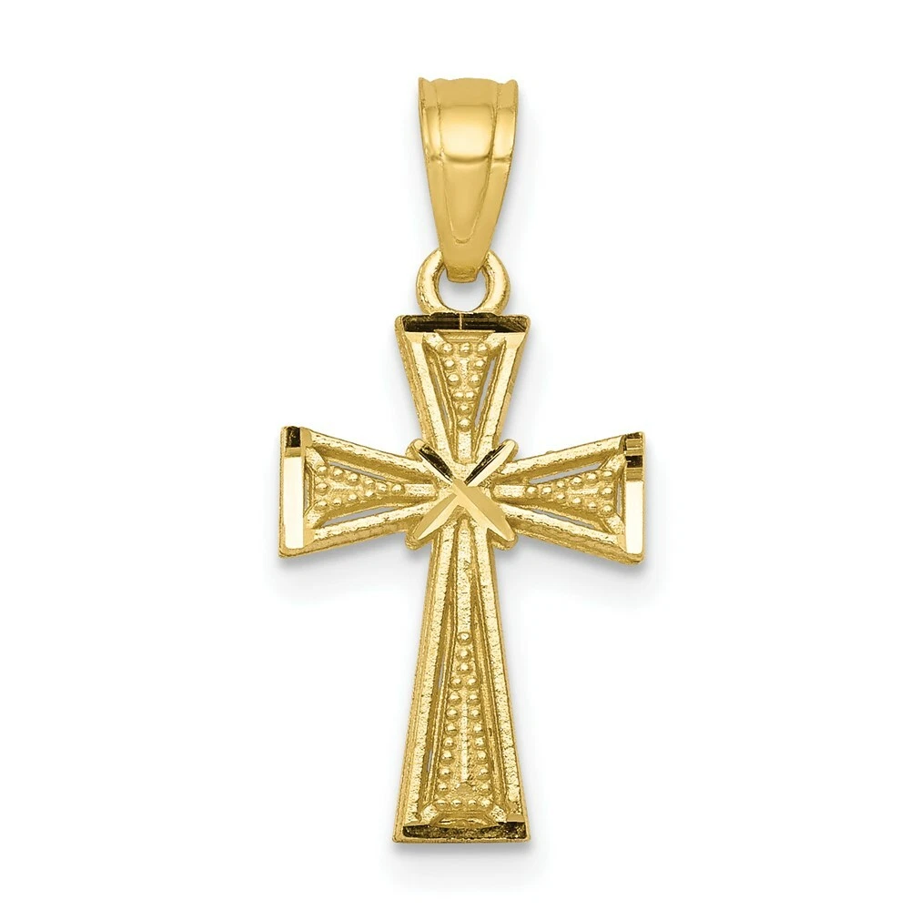 Ebay gold shop cross pendant